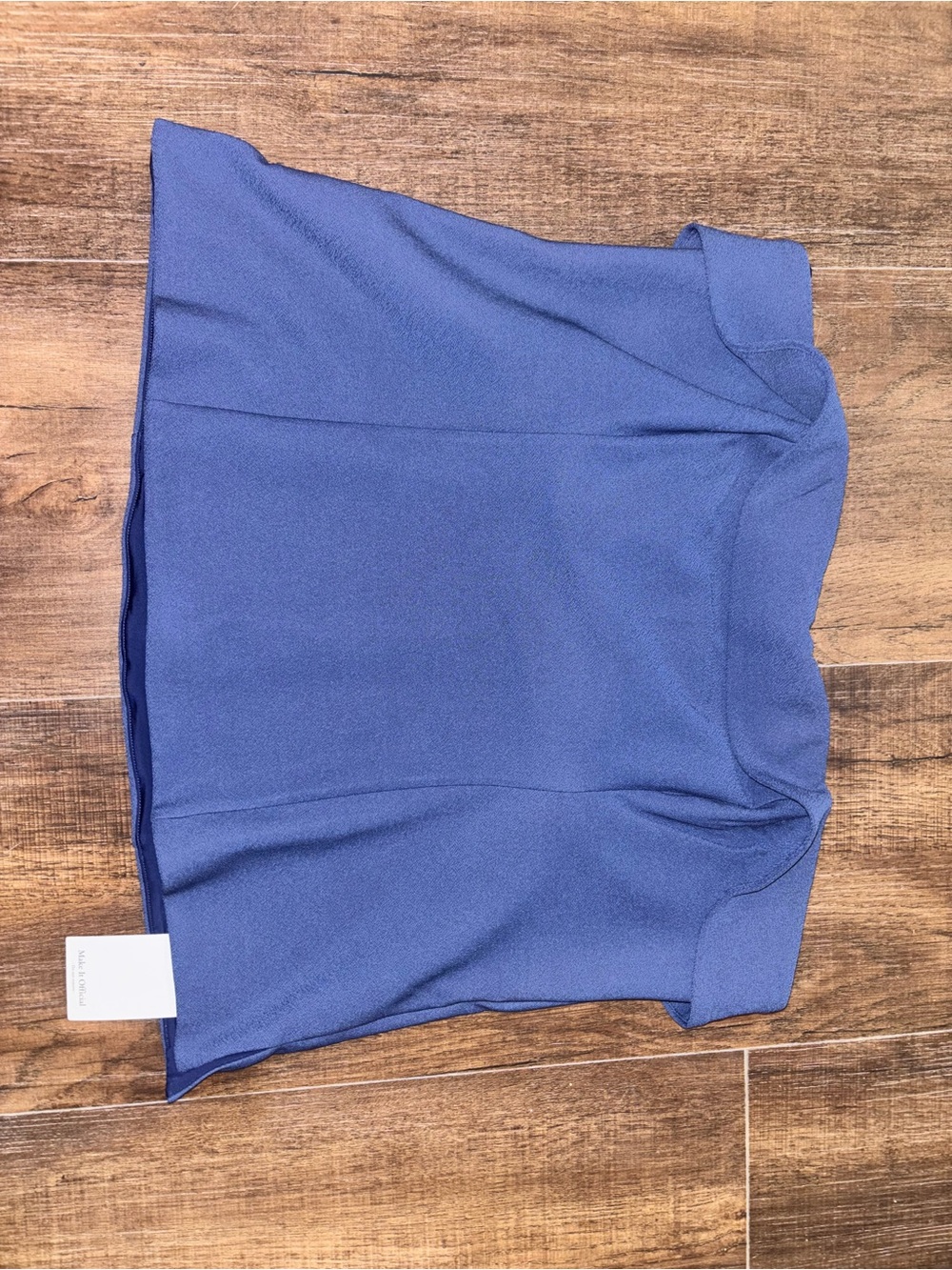 Ambercrombie & Finch Bra Free Navy Blue Elevated Basic Tube Top XL NWT - Picture 3 of 7